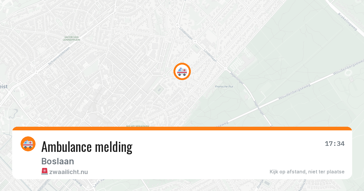 Ambulance melding — 16 feb 2026