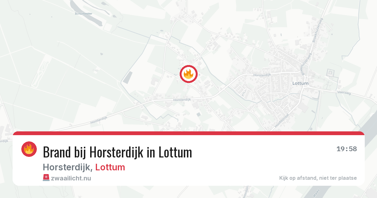 Brand bij Horsterdijk in Lottum — 28 mei 2026