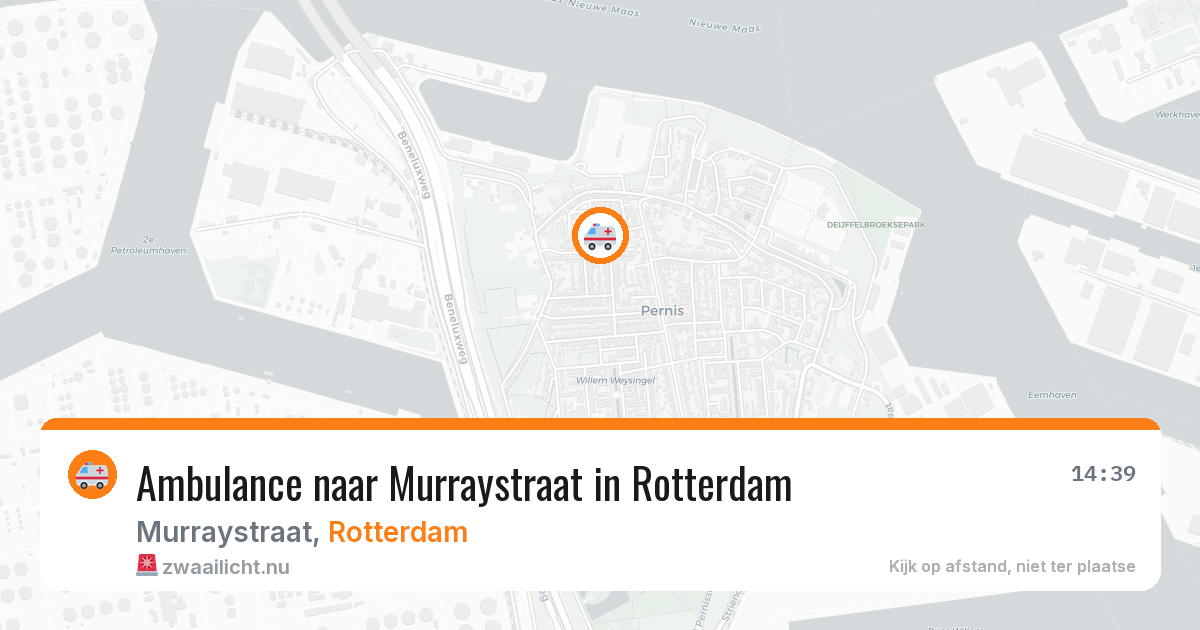 Ambulance naar Murraystraat in Rotterdam — 26 jul 2026