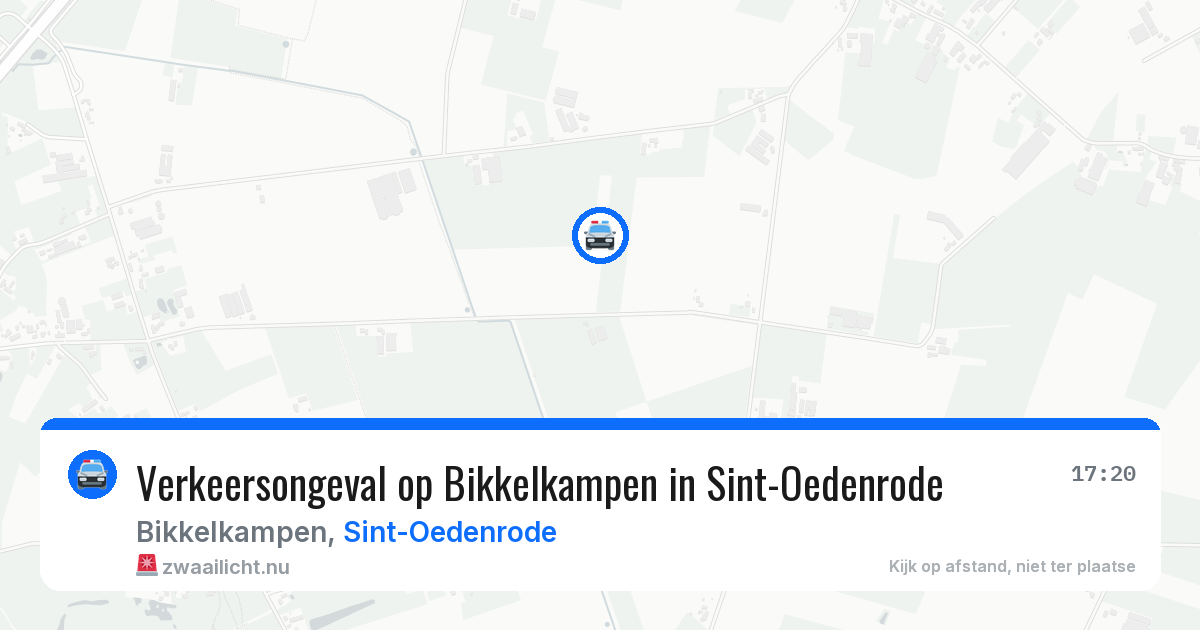 Verkeersongeval op Bikkelkampen in Sint-Oedenrode — 21 jul 2026