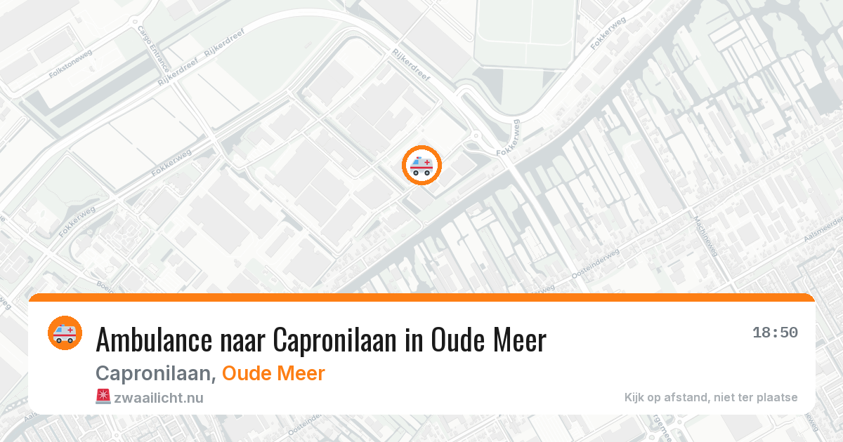 Ambulance naar Capronilaan in Oude Meer — 30 jun 2026