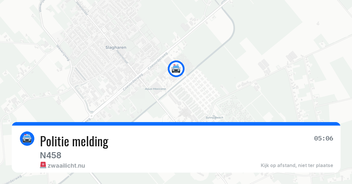 Politie melding — 13 jul 2026