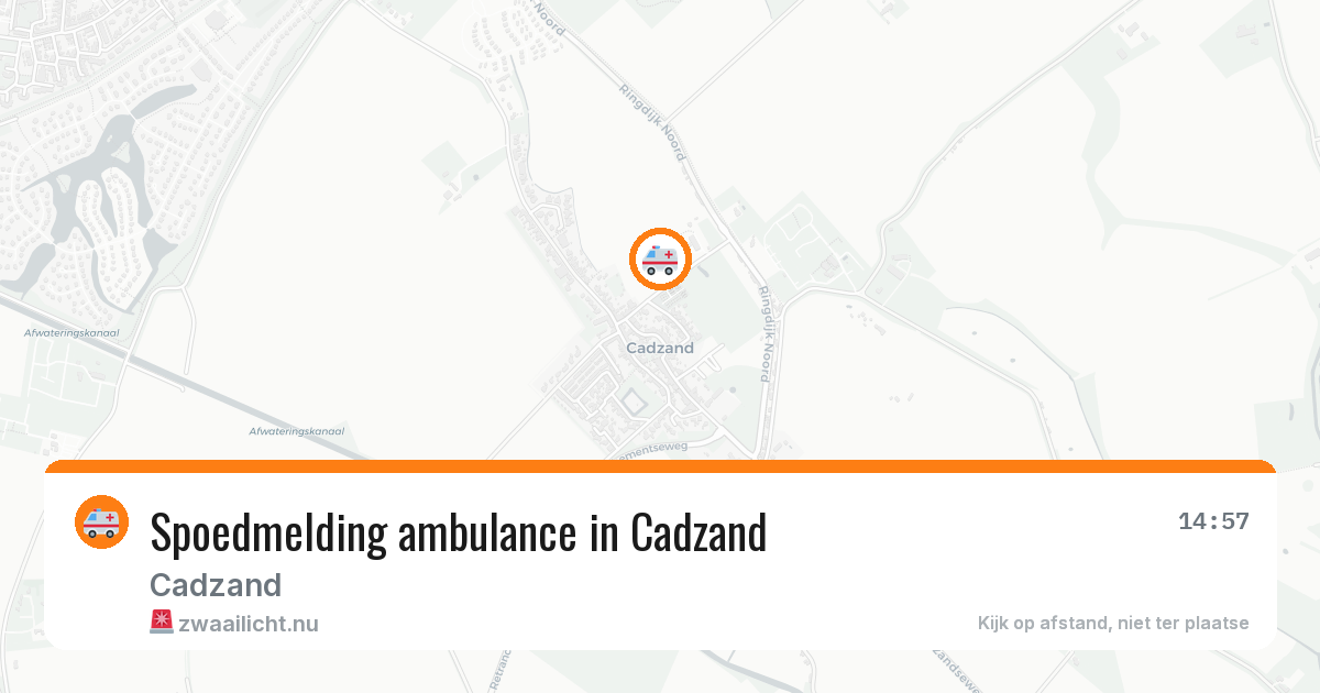Spoedmelding ambulance in Cadzand — 3 jul 2026