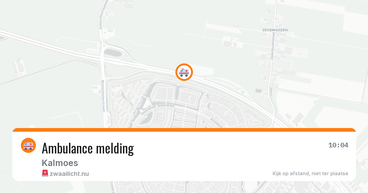 Ambulance melding — 19 jul 2026