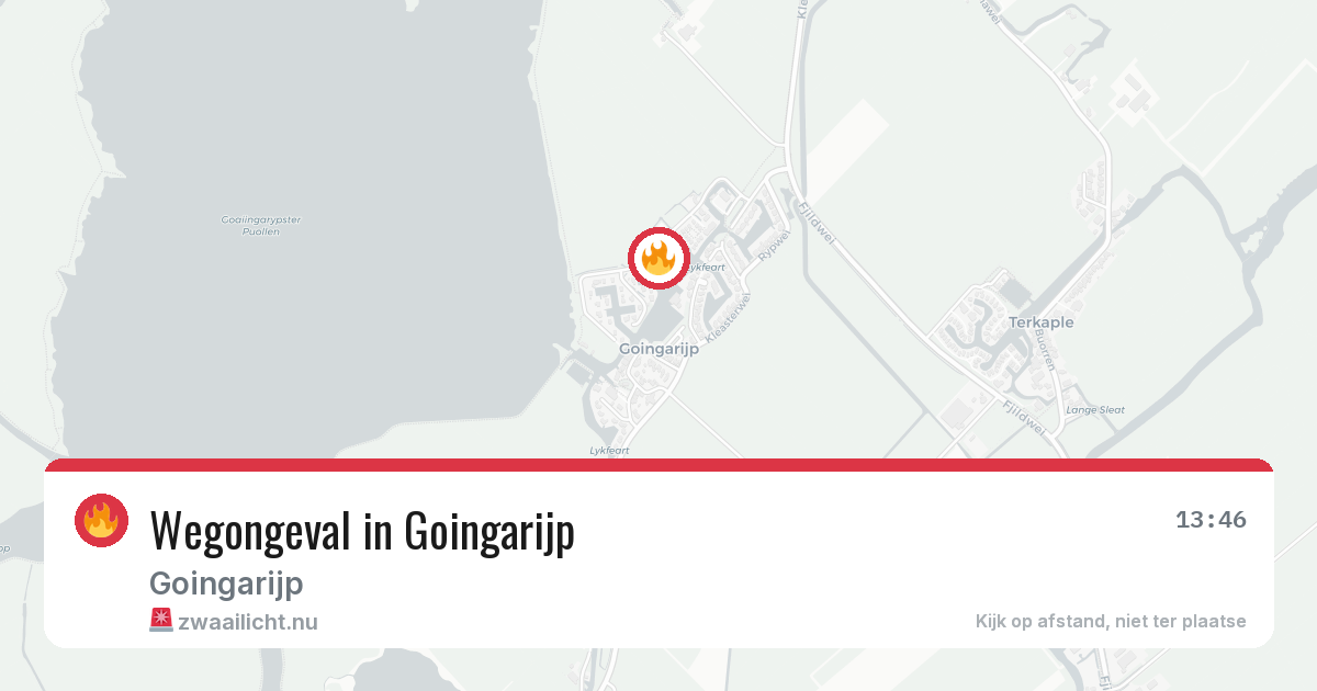 Wegongeval in Goingarijp — 3 jun 2026