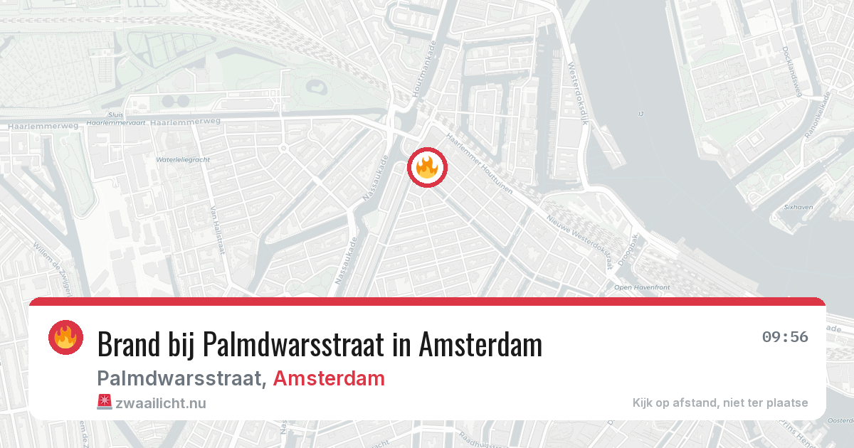 Brand bij Palmdwarsstraat in Amsterdam — 27 mei 2026