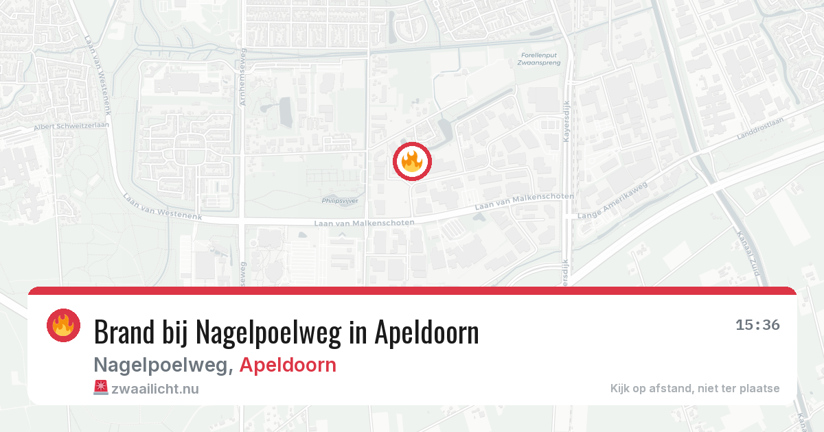 Brand bij Nagelpoelweg in Apeldoorn — 27 jun 2026
