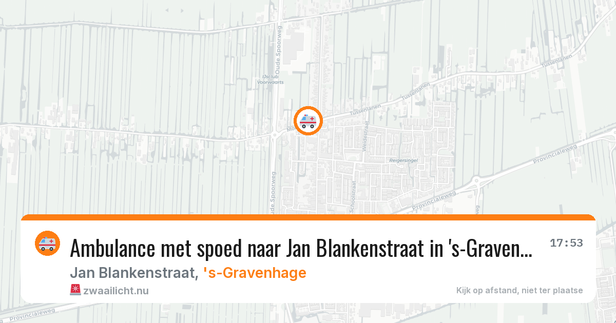 Ambulance met spoed naar Jan Blankenstraat in 's-Gravenhage — 28 jan 2026