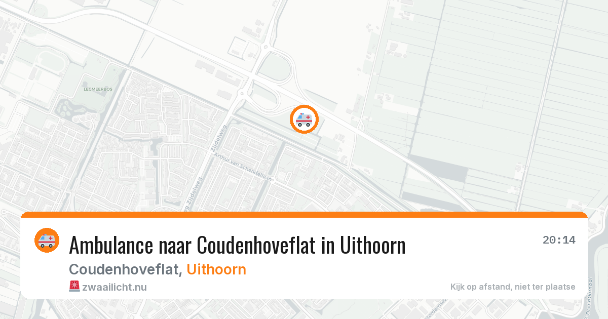 Ambulance naar Coudenhoveflat in Uithoorn — 23 mei 2026