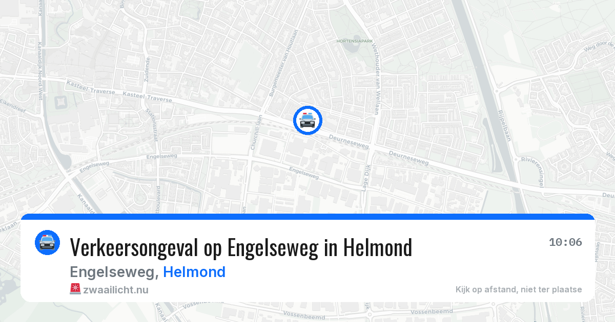 Verkeersongeval op Engelseweg in Helmond — 14 jul 2026