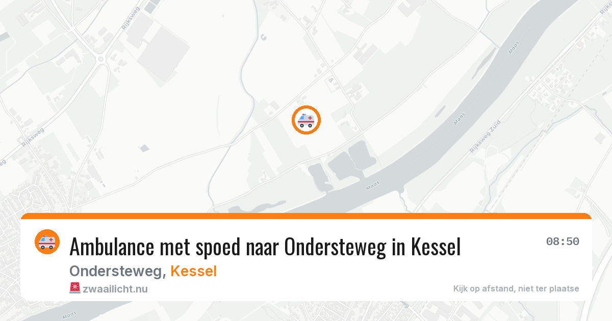 Ambulance met spoed naar Ondersteweg in Kessel — 21 jul 2026