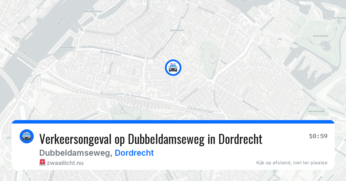 Verkeersongeval op Dubbeldamseweg in Dordrecht — 5 jun 2026