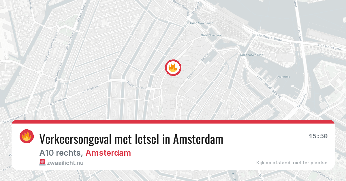 Verkeersongeval met letsel in Amsterdam — 3 jun 2026