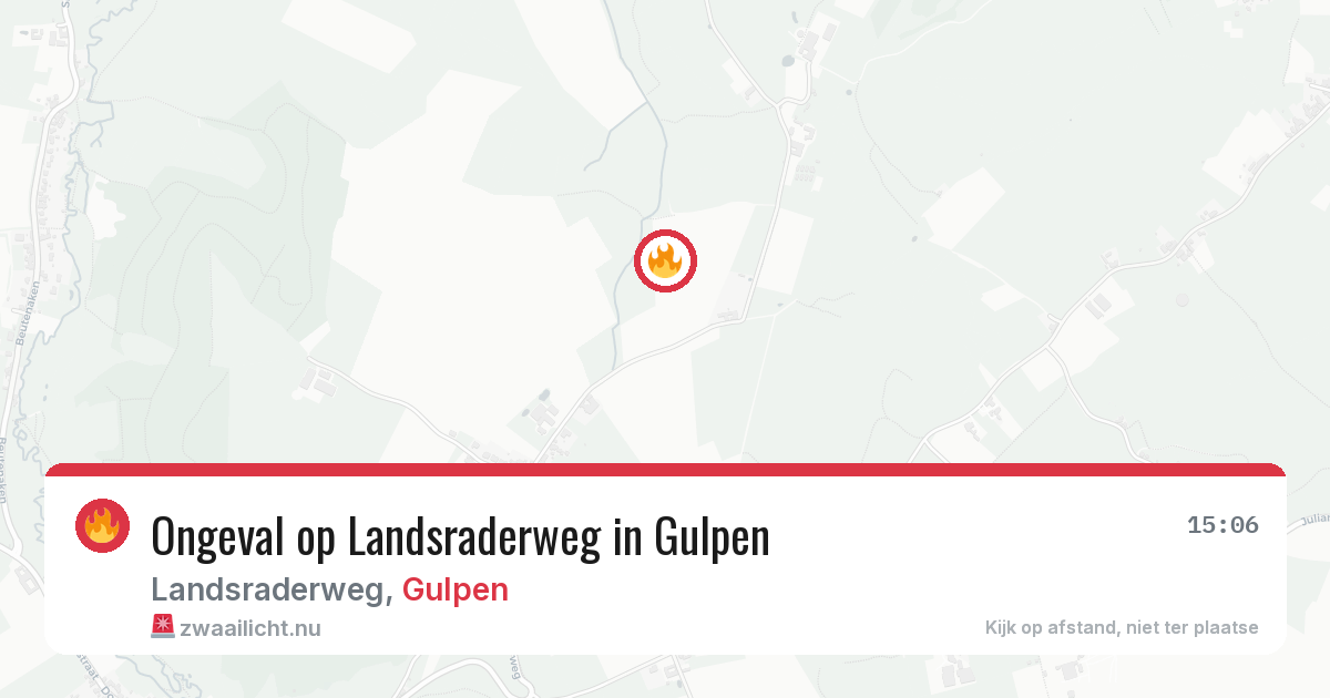 Ongeval op Landsraderweg in Gulpen — 28 jun 2026