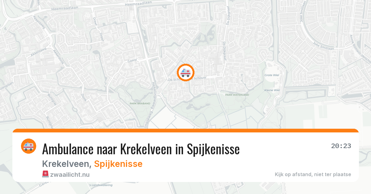 Ambulance naar Krekelveen in Spijkenisse — 3 jun 2026
