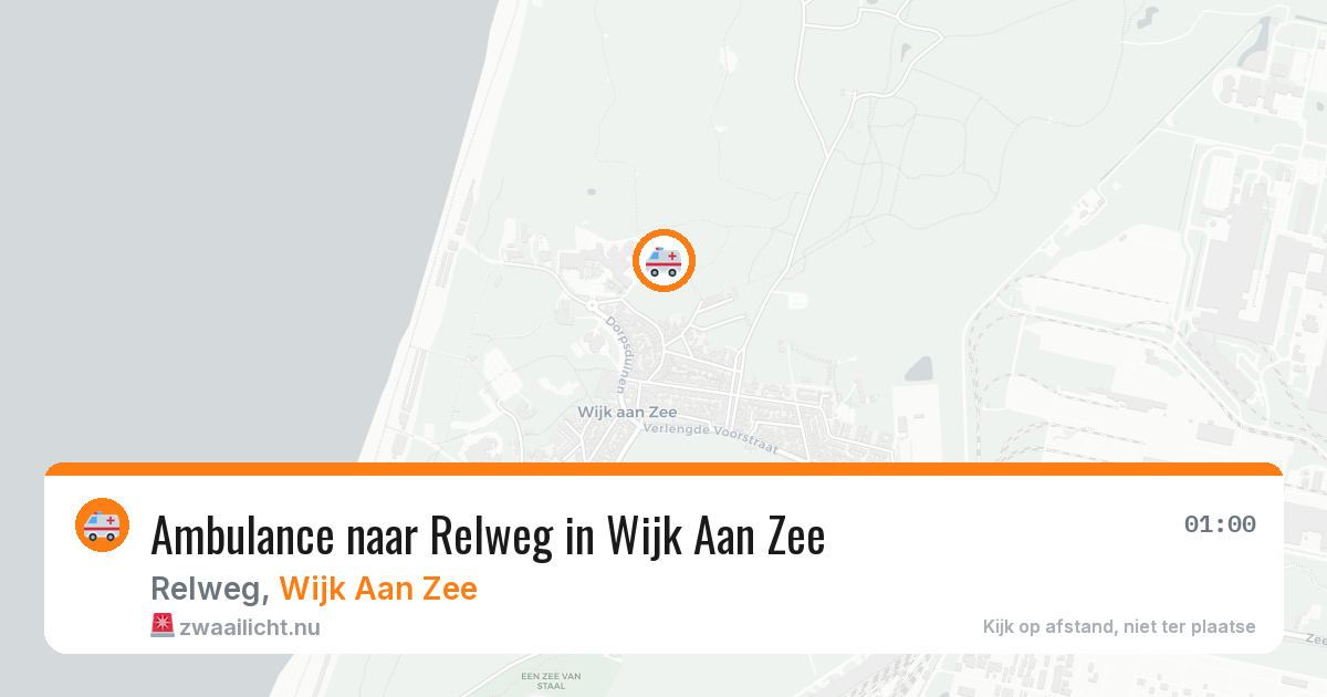 Ambulance naar Relweg in Wijk Aan Zee — 12 jul 2026