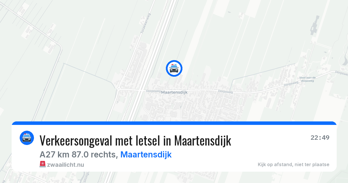 Verkeersongeval met letsel in Maartensdijk — 3 jun 2026