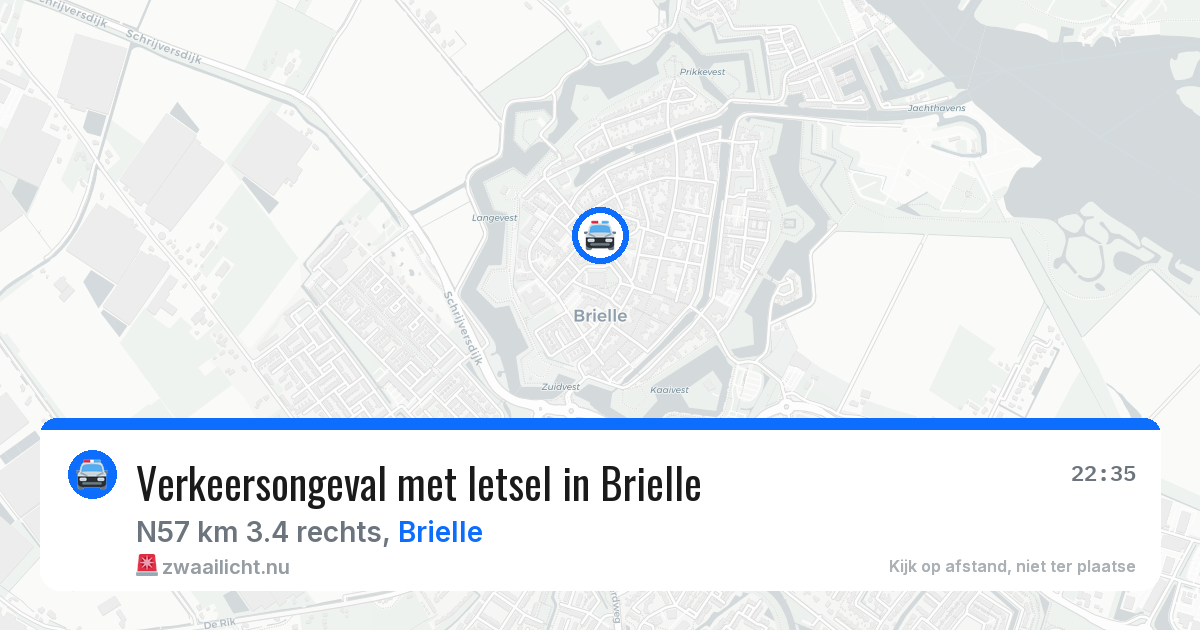 Verkeersongeval met letsel in Brielle — 6 jun 2026