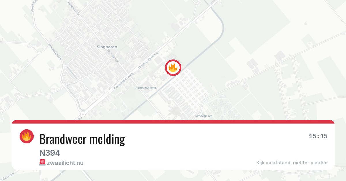 Brandweer melding — 7 mrt 2026