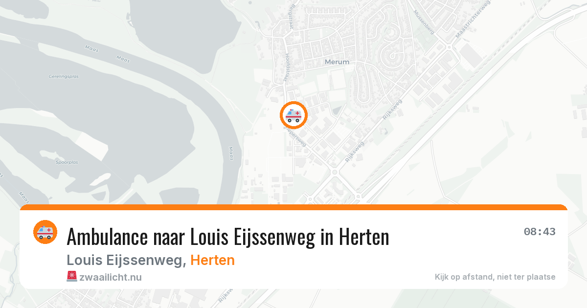 Ambulance naar Louis Eijssenweg in Herten — 15 jul 2026