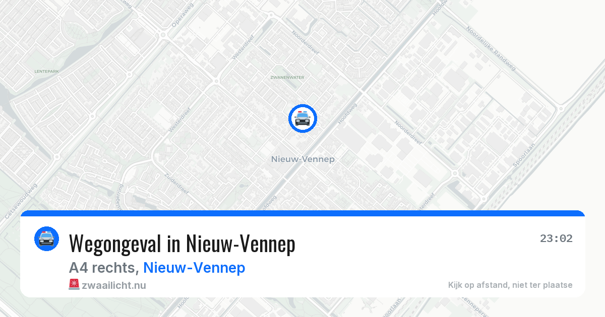 Wegongeval in Nieuw-Vennep — 2 jun 2026
