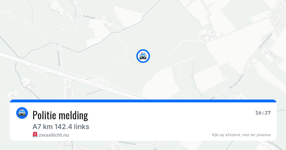 Politie melding — 29 jun 2026