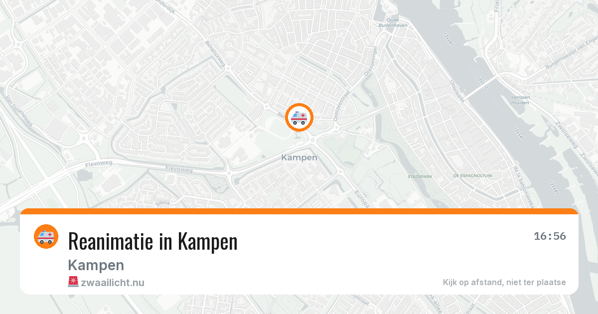 Reanimatie in Kampen — 25 jul 2026