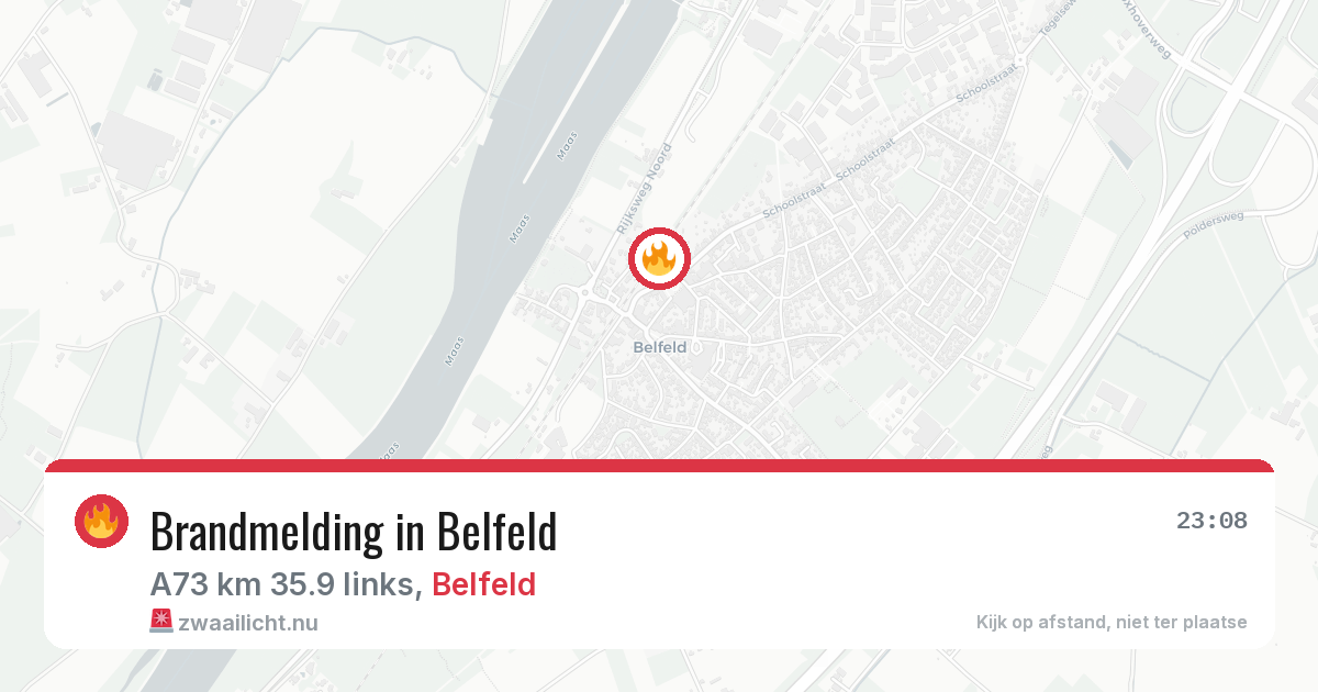 Brandmelding in Belfeld — 11 apr 2026