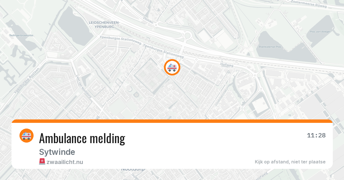 Ambulance melding — 20 apr 2026