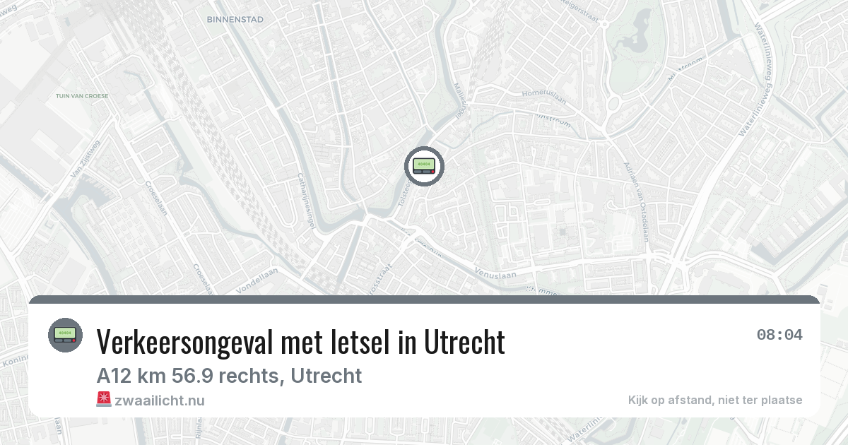 Verkeersongeval met letsel in Utrecht — 23 mrt 2026
