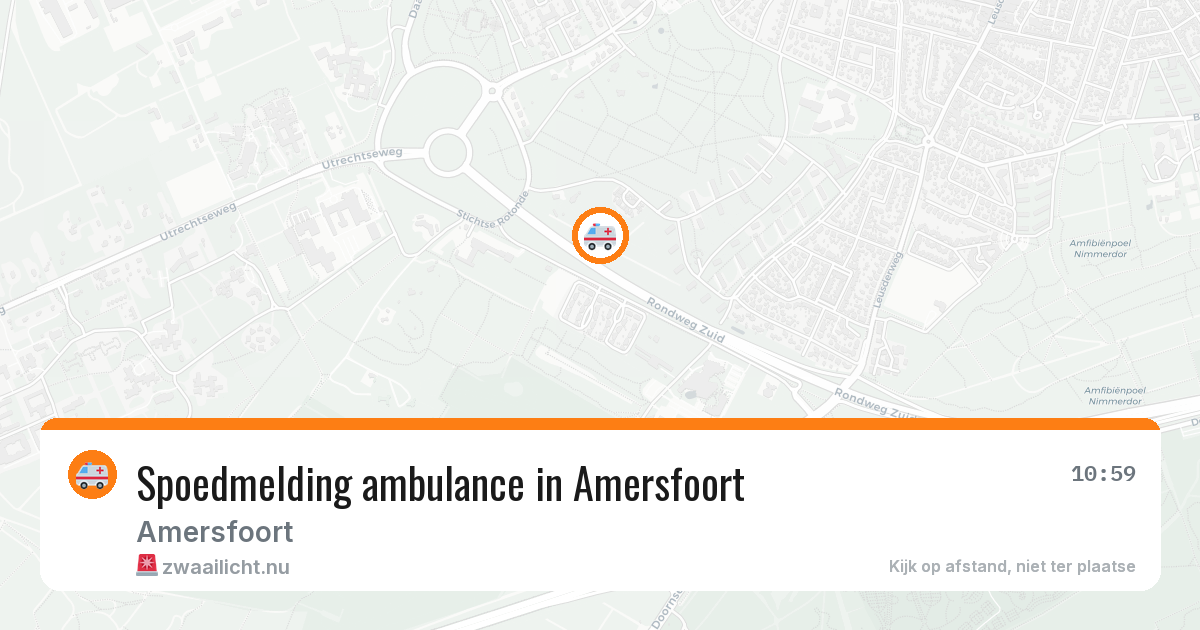 Spoedmelding ambulance in Amersfoort — 2 apr 2026