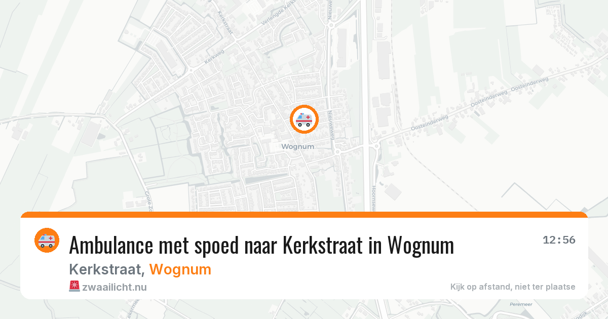 Ambulance met spoed naar Kerkstraat in Wognum — 21 jan 2026