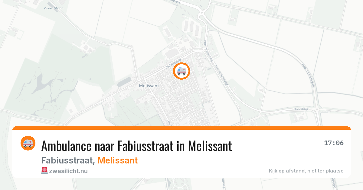 Ambulance naar Fabiusstraat in Melissant — 21 jul 2026