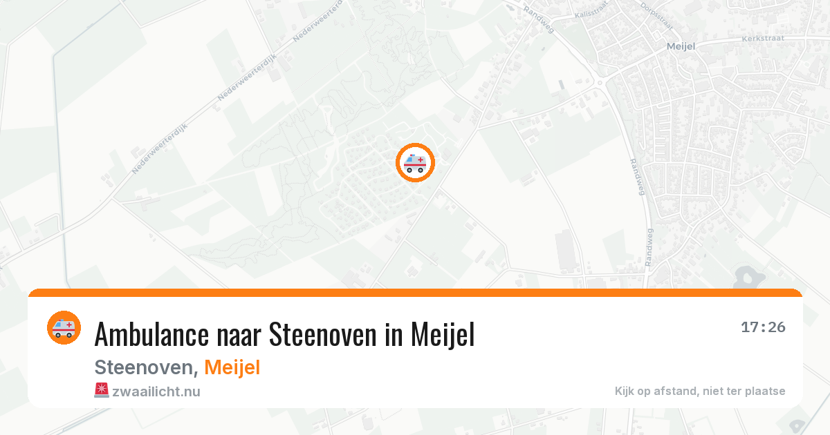 Ambulance naar Steenoven in Meijel — 11 jul 2026