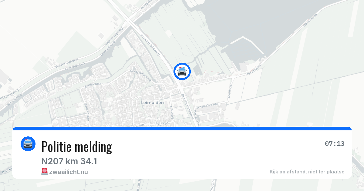 Politie melding — 7 mei 2026