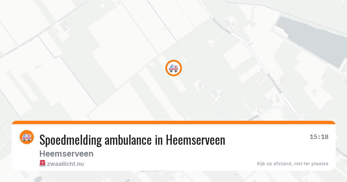 Spoedmelding ambulance in Heemserveen — 31 mei 2026