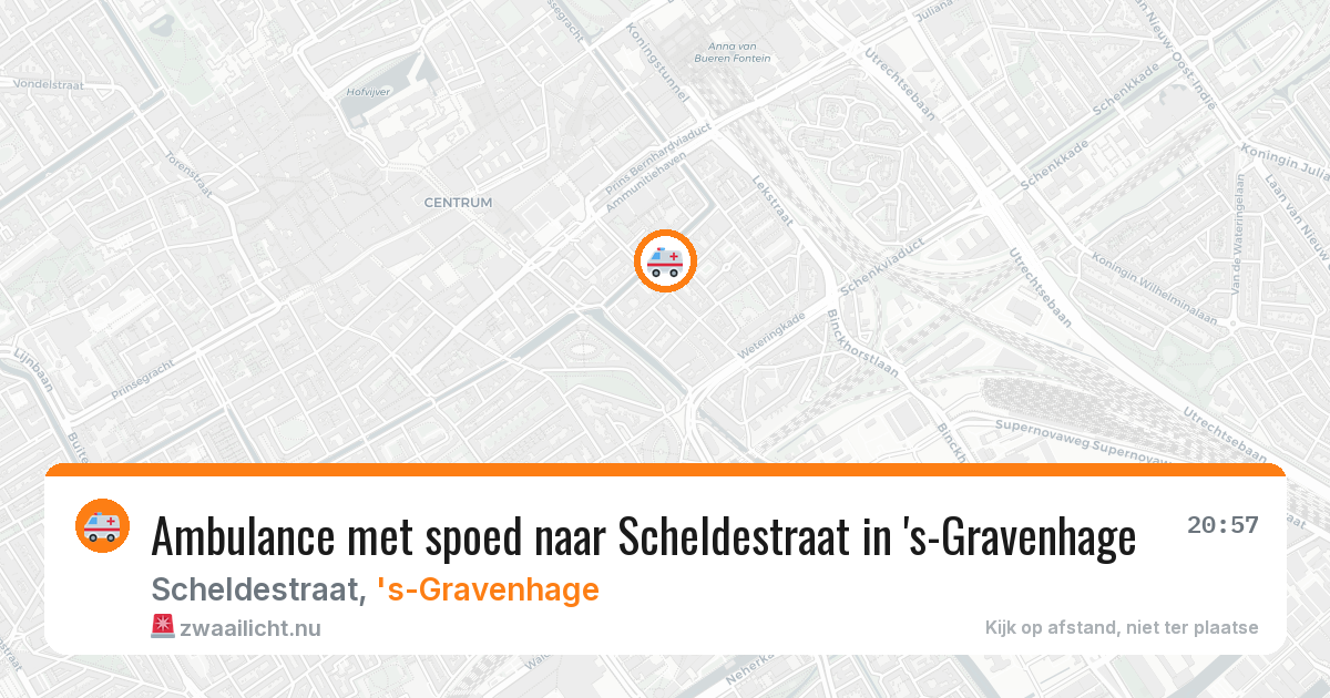 Ambulance met spoed naar Scheldestraat in 's-Gravenhage — 27 jan 2026