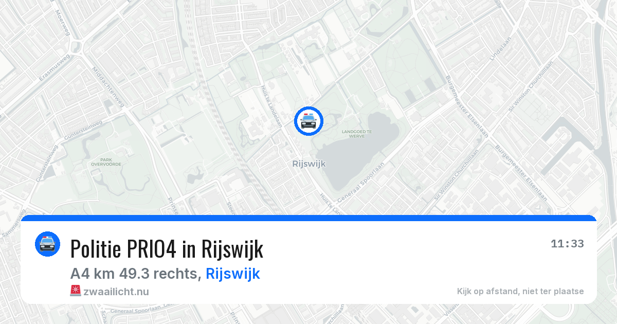 Politie PRIO4 in Rijswijk — 7 mei 2026 | 🚨 Zwaailicht.nu