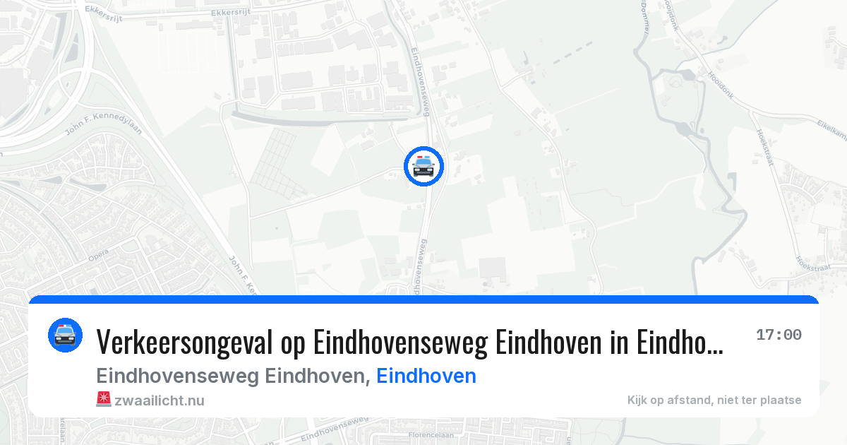 Verkeersongeval op Eindhovenseweg Eindhoven in Eindhoven — 14 jul 2026