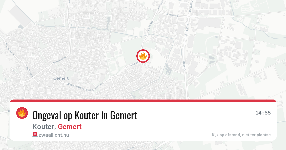 Ongeval op Kouter in Gemert — 7 apr 2026
