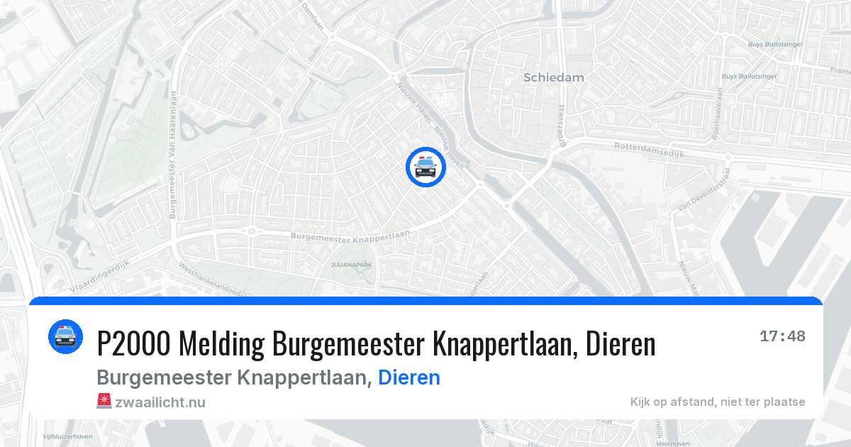 P2000 Melding Burgemeester Knappertlaan, Dieren — 17 jul 2026