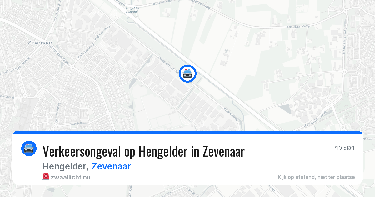 Verkeersongeval op Hengelder in Zevenaar — 20 jan 2026