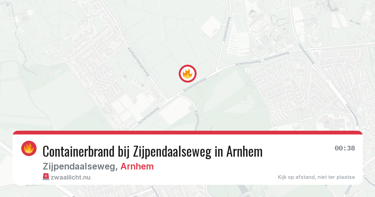 Containerbrand bij Zijpendaalseweg in Arnhem — 5 mei 2026
