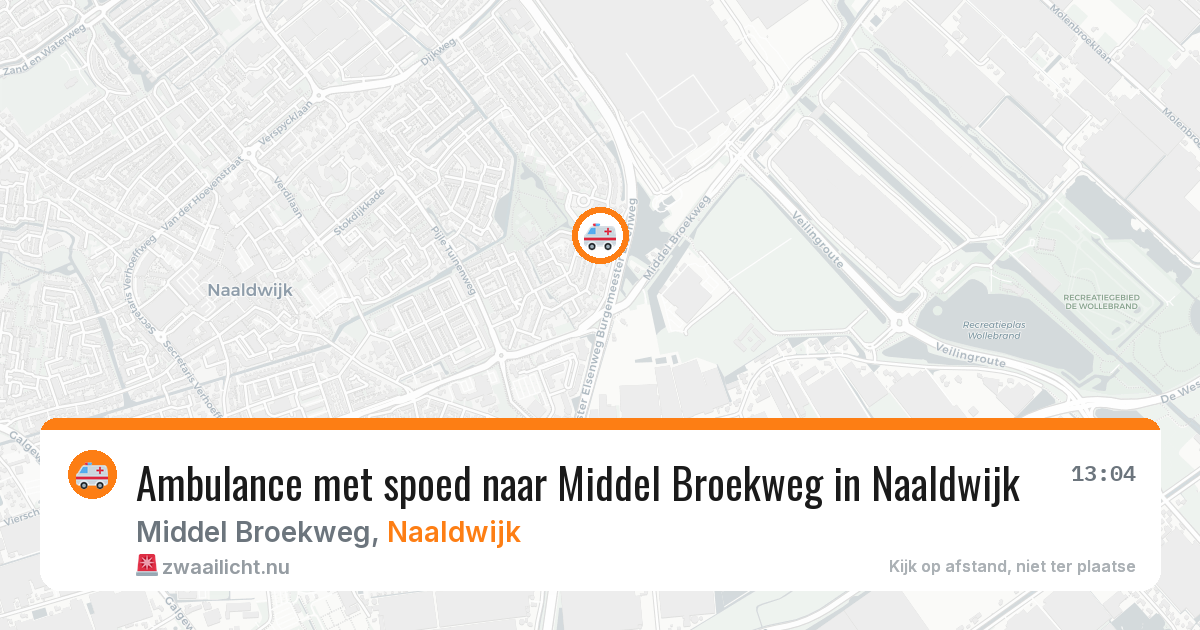 Ambulance met spoed naar Middel Broekweg in Naaldwijk — 27 jan 2026