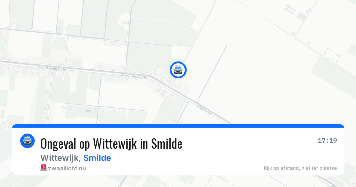 Ongeval op Wittewijk in Smilde — 20 mrt 2026