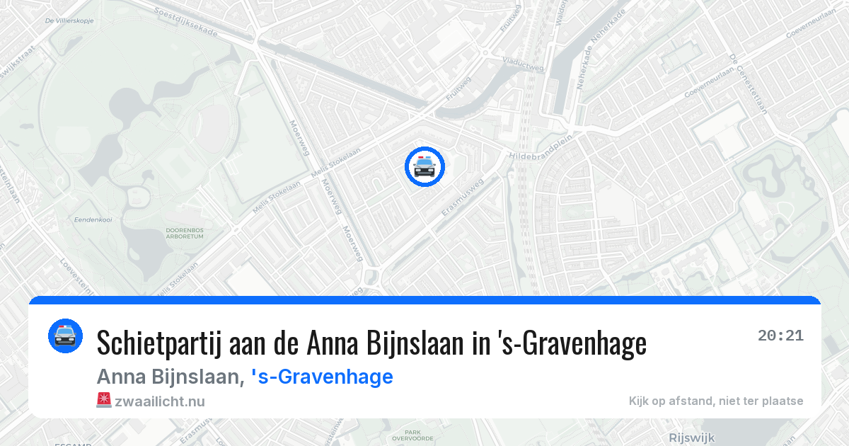Schietpartij aan de Anna Bijnslaan in 's-Gravenhage — 22 jan 2026
