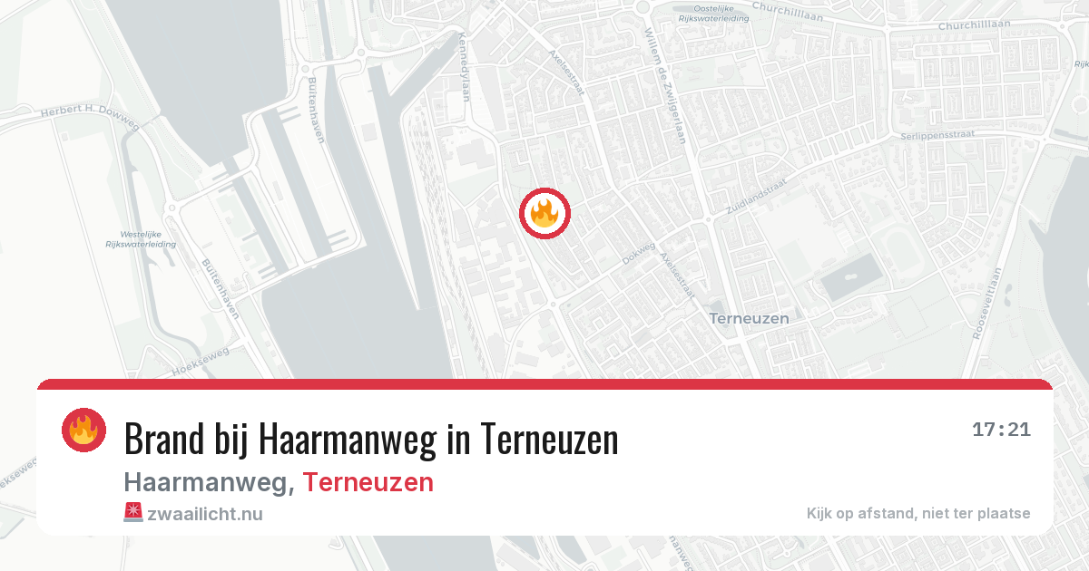 Brand bij Haarmanweg in Terneuzen — 24 jan 2026