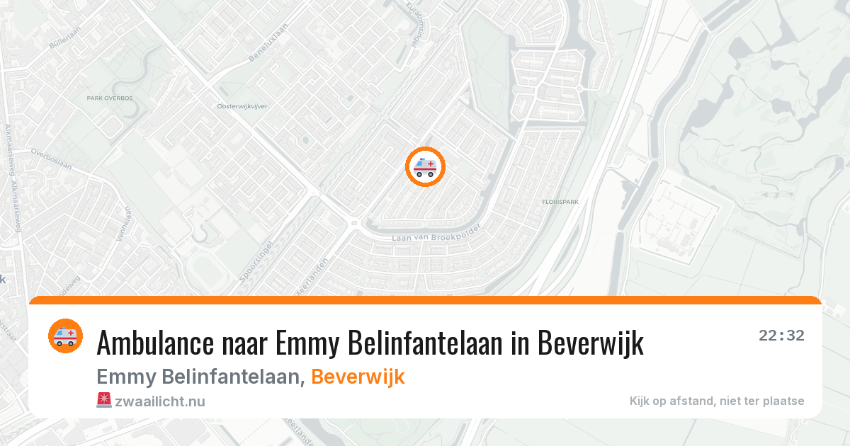 Ambulance naar Emmy Belinfantelaan in Beverwijk — 13 mei 2026