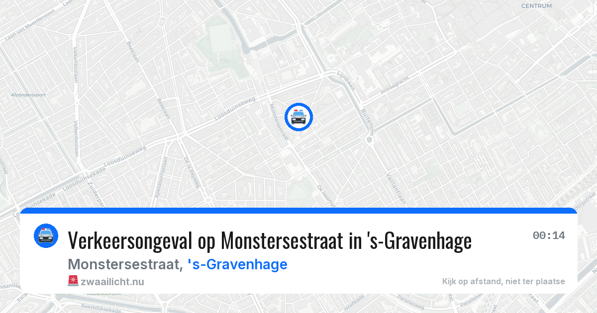 Verkeersongeval op Monstersestraat in 's-Gravenhage — 1 mei 2026