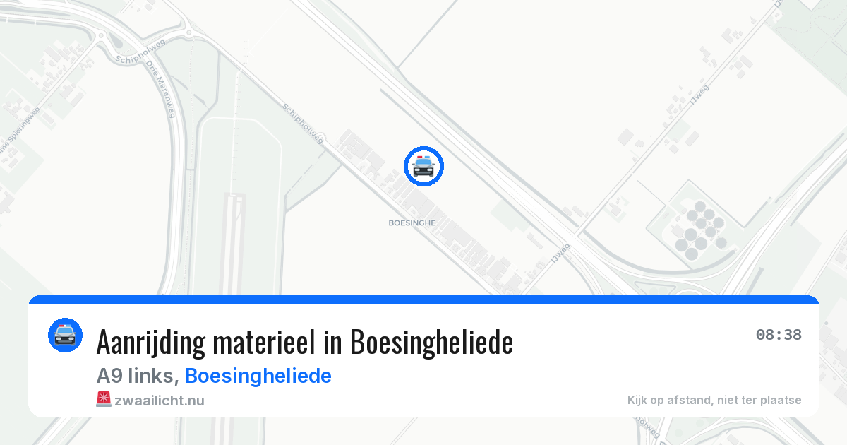 Aanrijding materieel in Boesingheliede — 13 mei 2026
